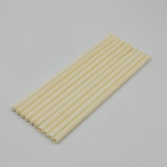 Tubo de protección de termopar de cerámica de alúmina de alta temperatura C799 99,5% de 1600 grados