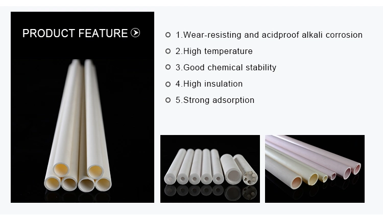 Customized Polished 95% 96% 99% Zirconia/Alumina Al2O3 Ceramic Round Rod for Ignition Electrode