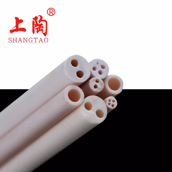 Tubo cerámico de óxido de aluminio Al2O3 al 99% para aplicaciones de alta refractariedad